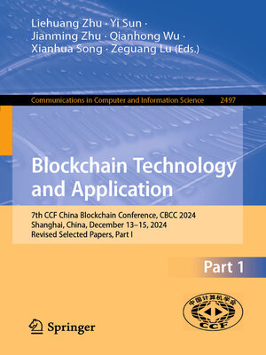 cover image of Blockchain Technology and Application